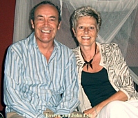 Evelyn and John Lyall - Trustees, Friends of Mikoroshoni Primary School 